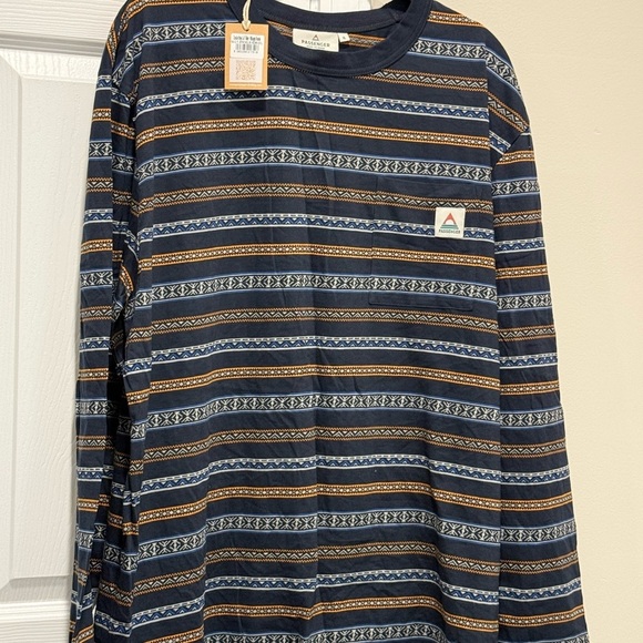 PASSENGER CRAKLE STRIPE Long Sleeve Shirt - Picture 3 of 8